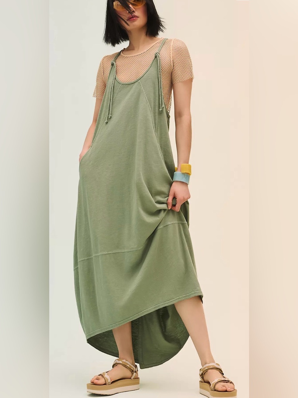 Daily Practice by Anthropologie Lounge Maxi Dress size small